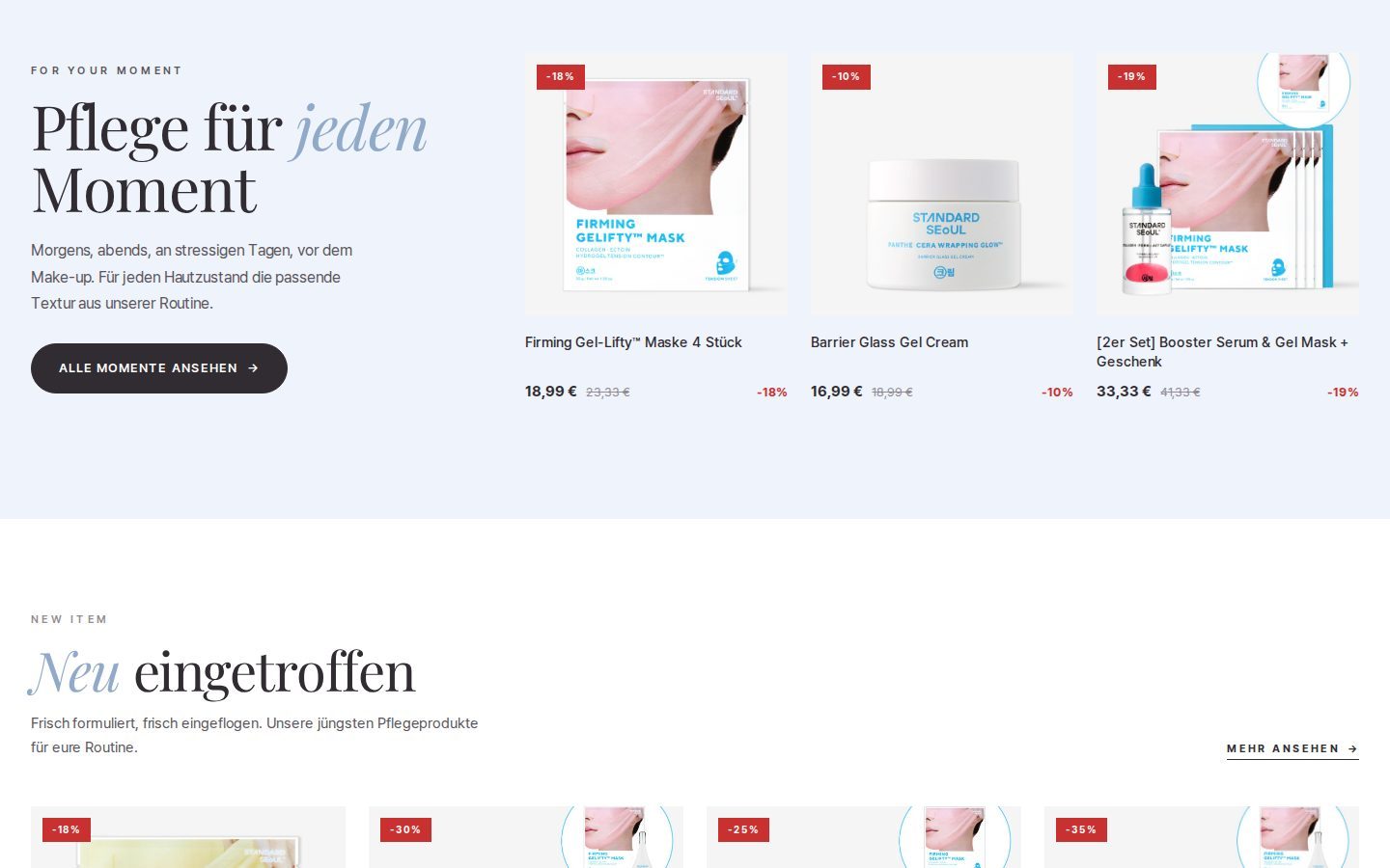 Pflege für jeden Moment — 큐레이션 상품